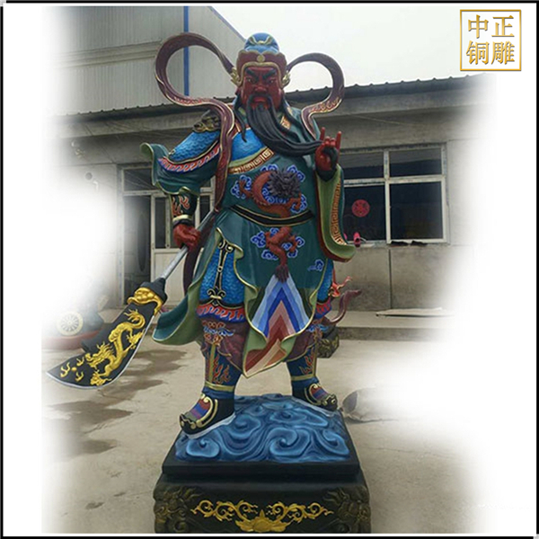 彩繪銅關(guān)公像鑄造.jpg 彩繪銅關(guān)公像鑄造.jpg